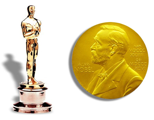 The Oscars vs. The Nobel Peace Prize