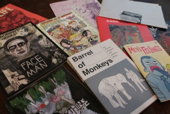 Some of the graphic novels published by the Cartoon House trio. 